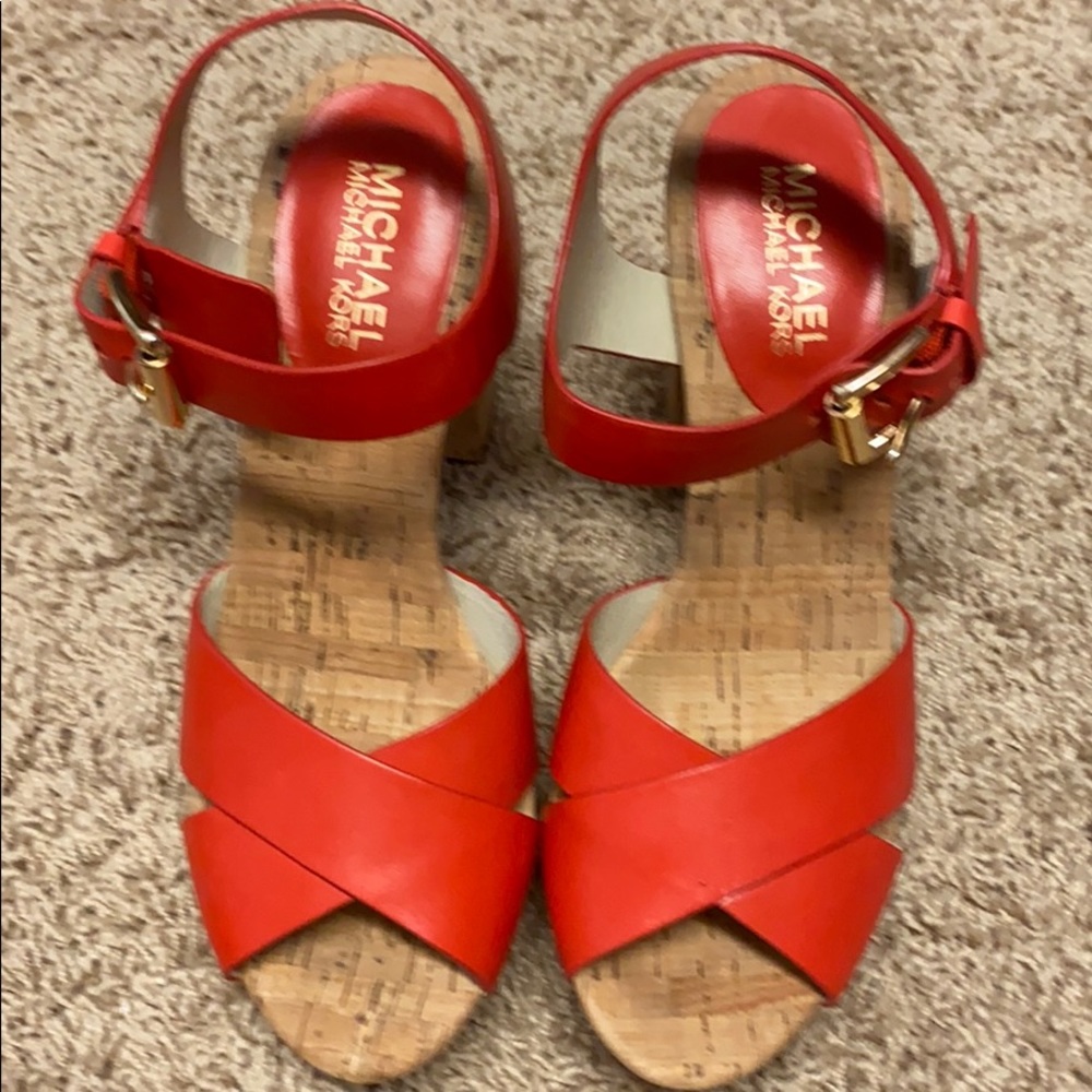 Michael kors platform heel